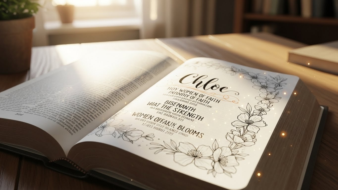 Detailed Explanation of Chloe Meaning in Bible