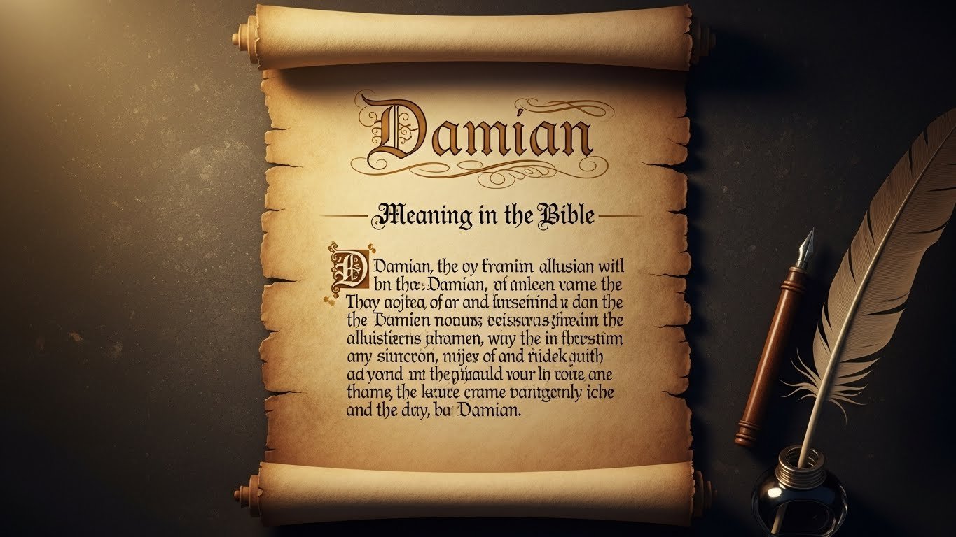 Detailed Explanation of Damian Meaning in Bible
