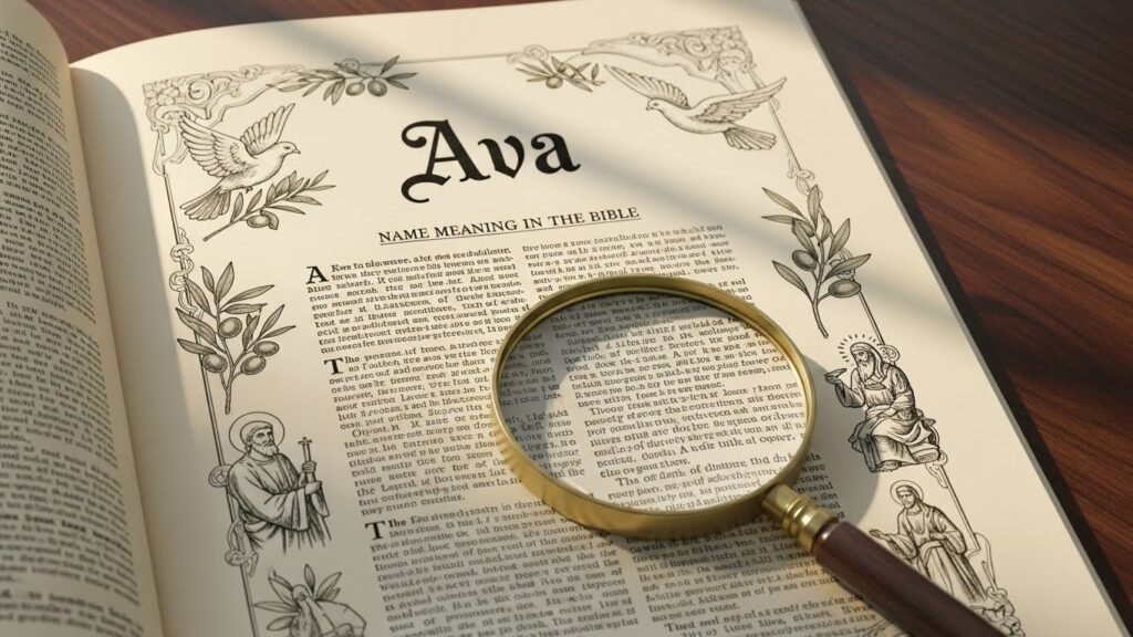 ava name meaning in bible