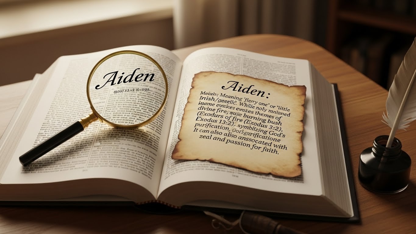 Detailed Explanation of Aiden Name Meaning in the Bible