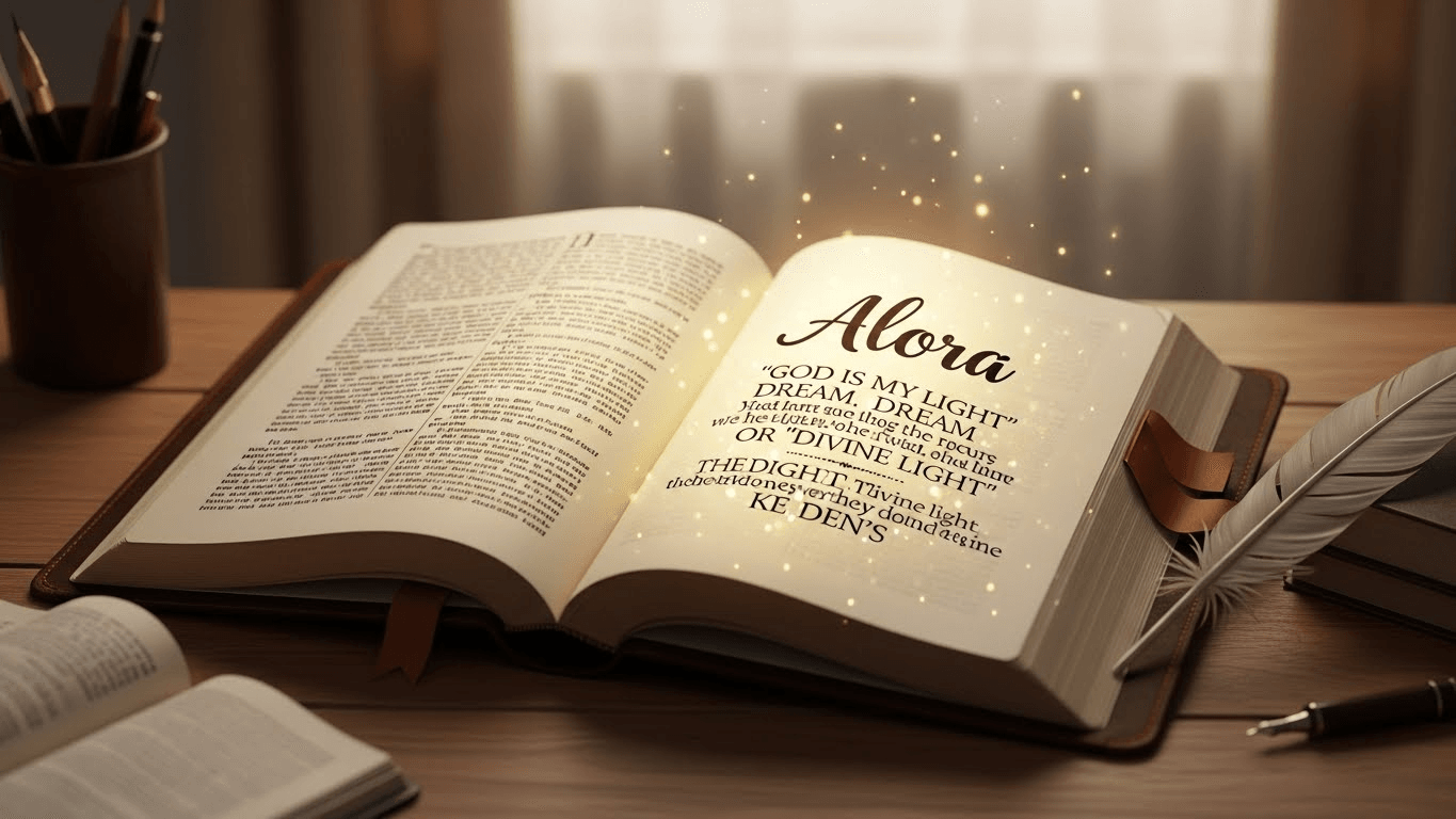 Is the Name Alora Found Directly in the Bible