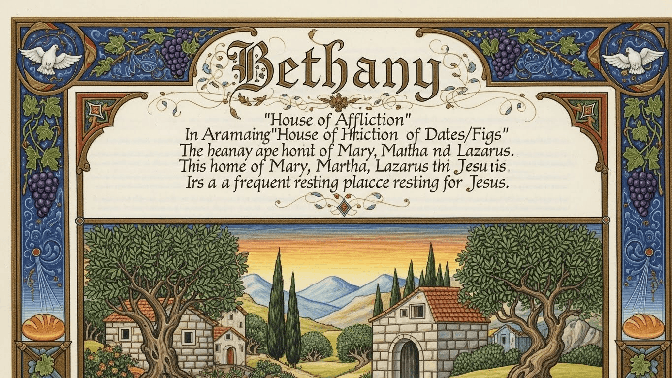 What Does Bethany Mean – Simple Definition