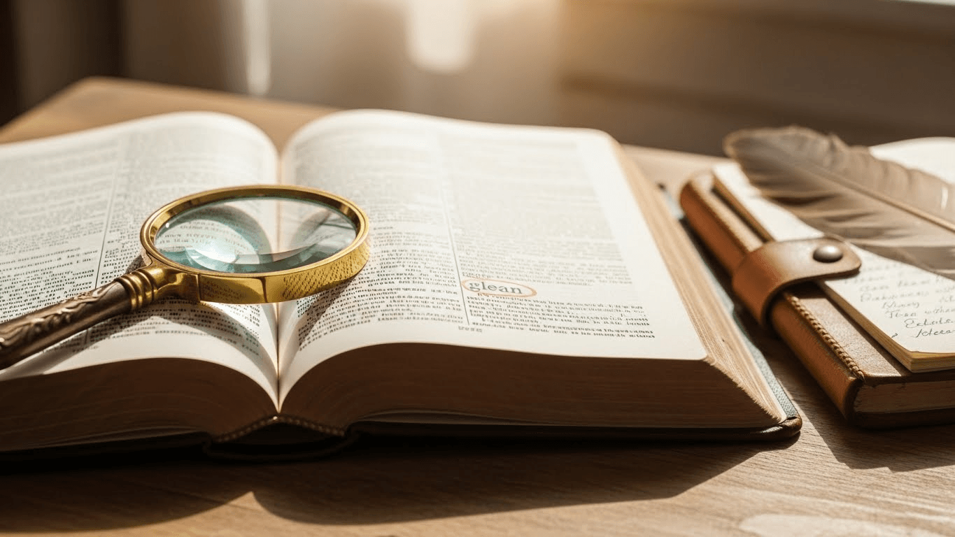 What Does Glean Mean in the Bible – Simple Definition