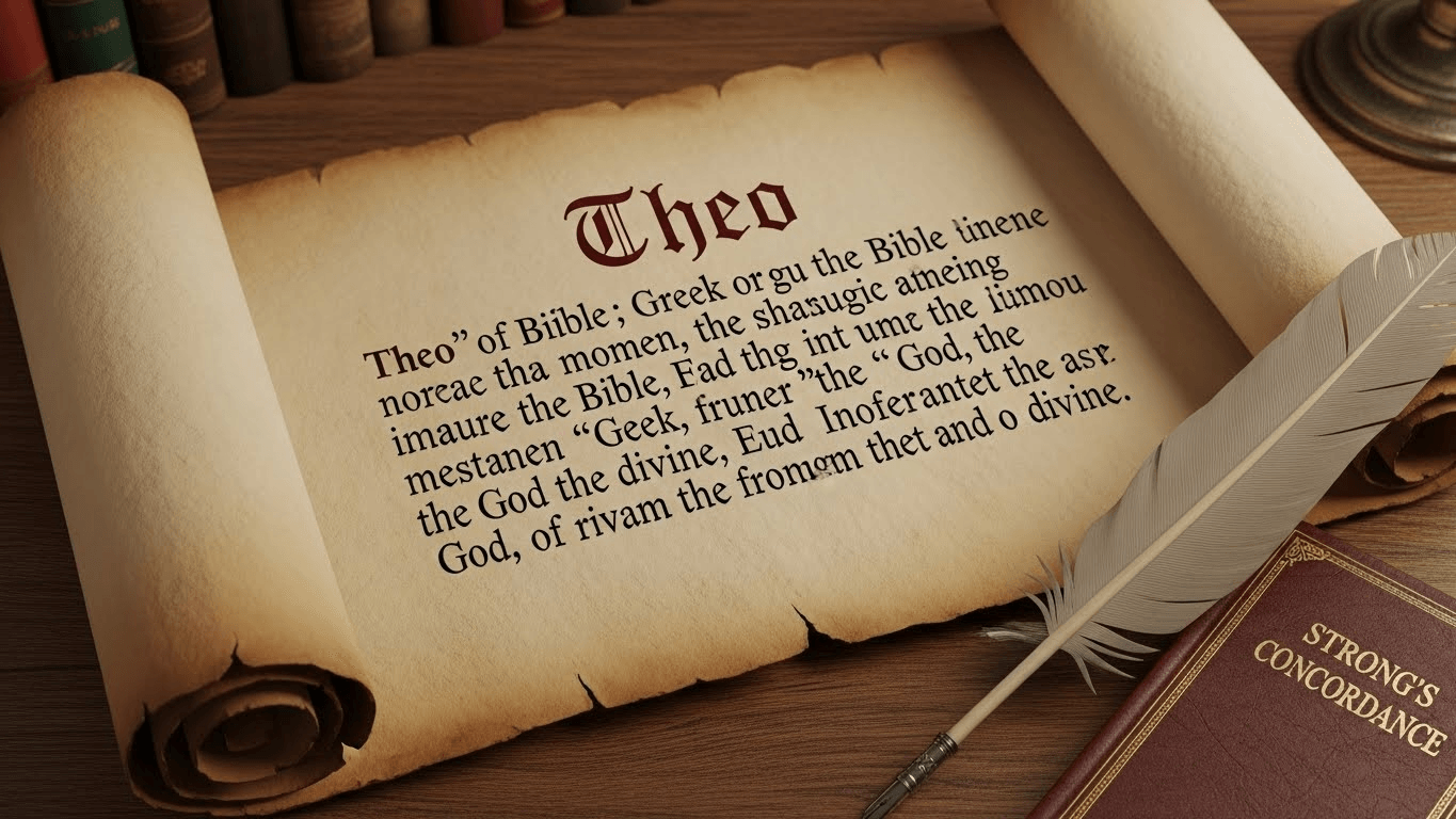 What Does Theo Mean in the Bible – Simple Definition