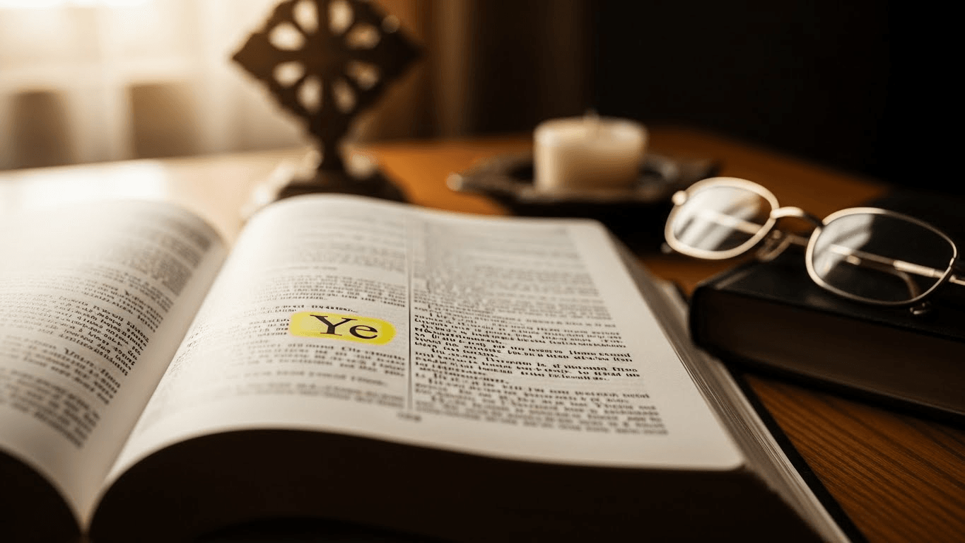 What Does “Ye” Mean in the Bible – Simple Explanation