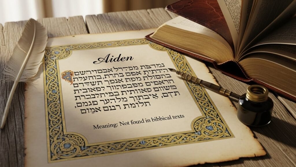 aiden name meaning in bible