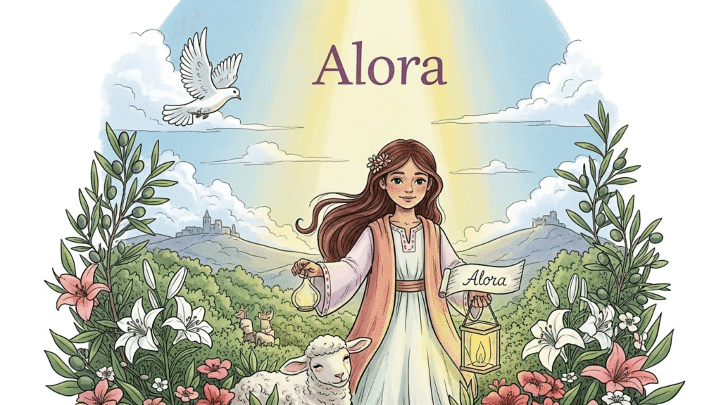alora name meaning in bible