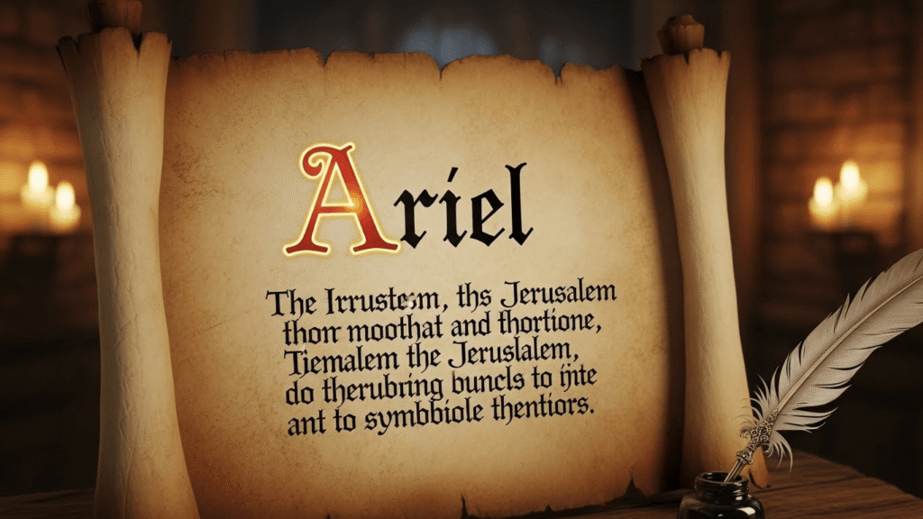ariel meaning in bible