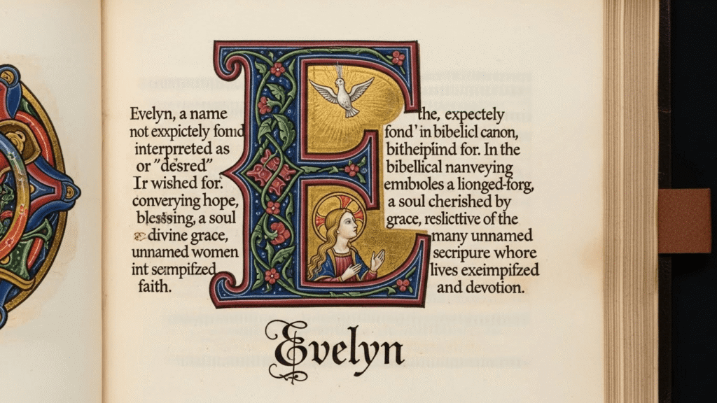 evelyn meaning in bible
