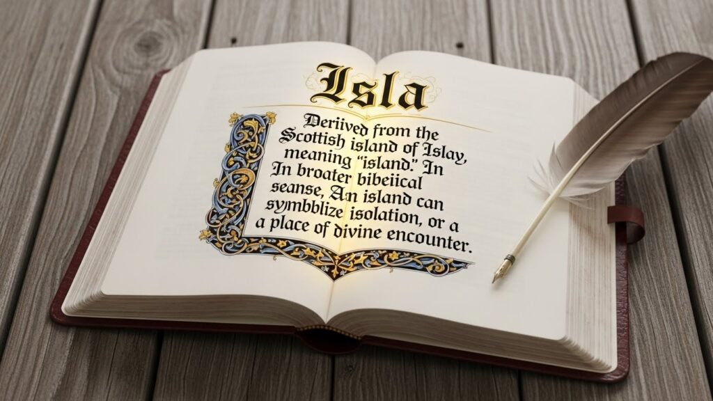 isla name meaning in bible