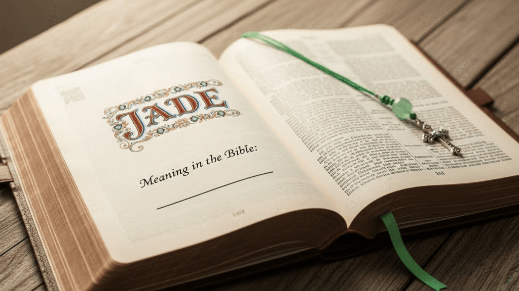jade name meaning in bible