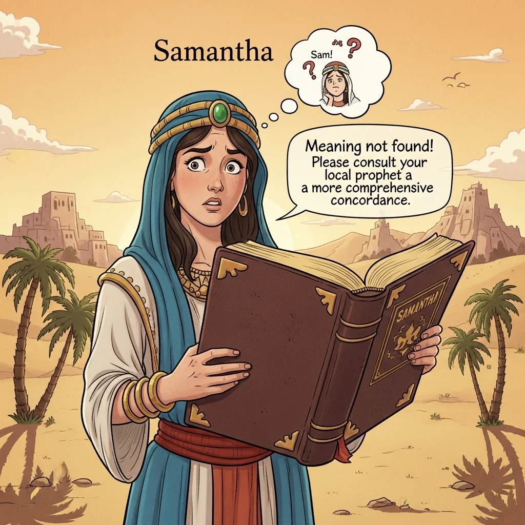 samantha meaning in bible