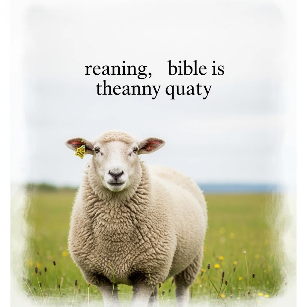 Detailed Explanation of Sheep Meaning in Bible