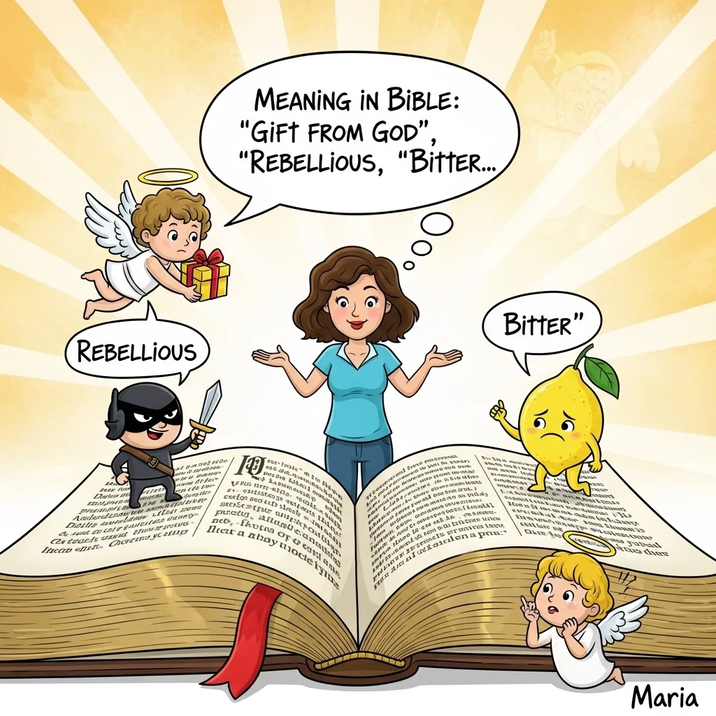 The Origin and Maria Meaning in Bible