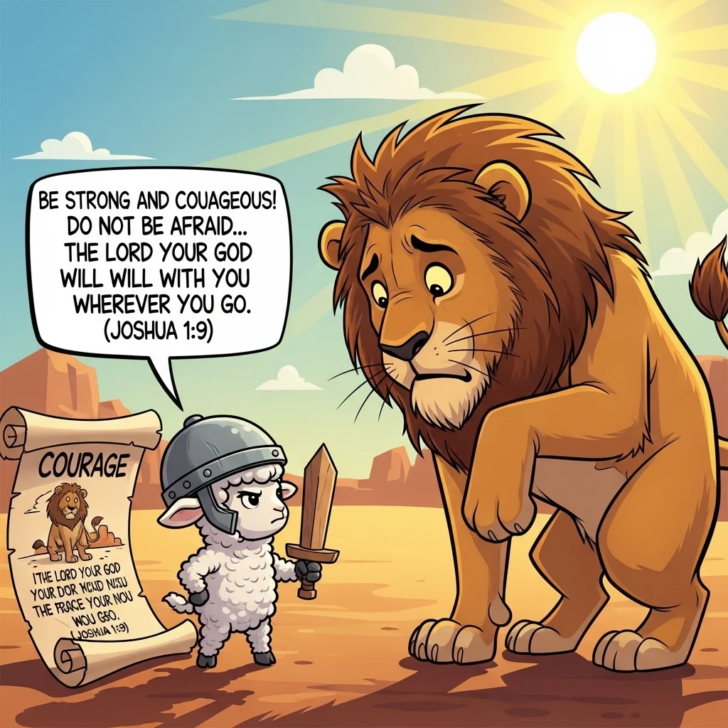 courageous meaning in bible