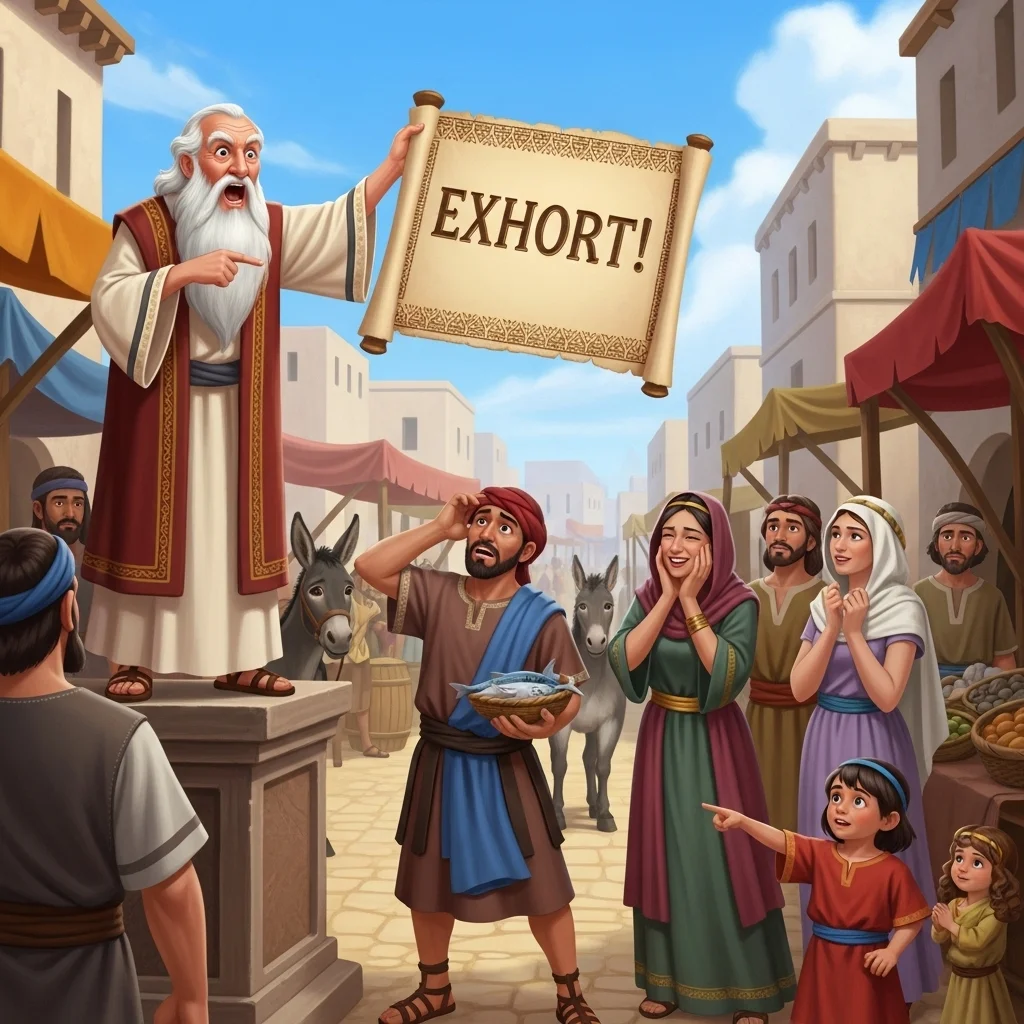 exhort meaning in bible
