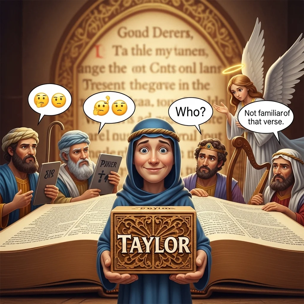 taylor meaning in bible