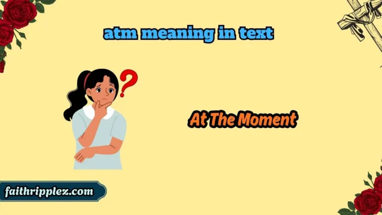 atm meaning in text