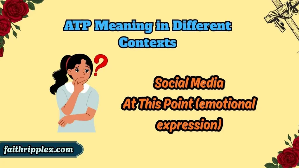 ATP Meaning in Different Contexts