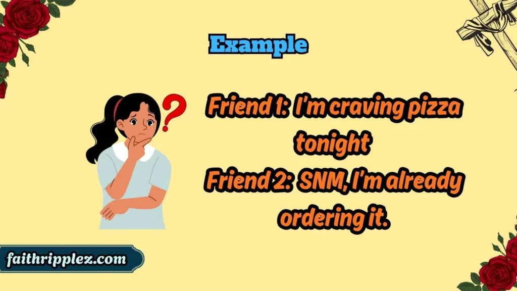 snm meaning in text