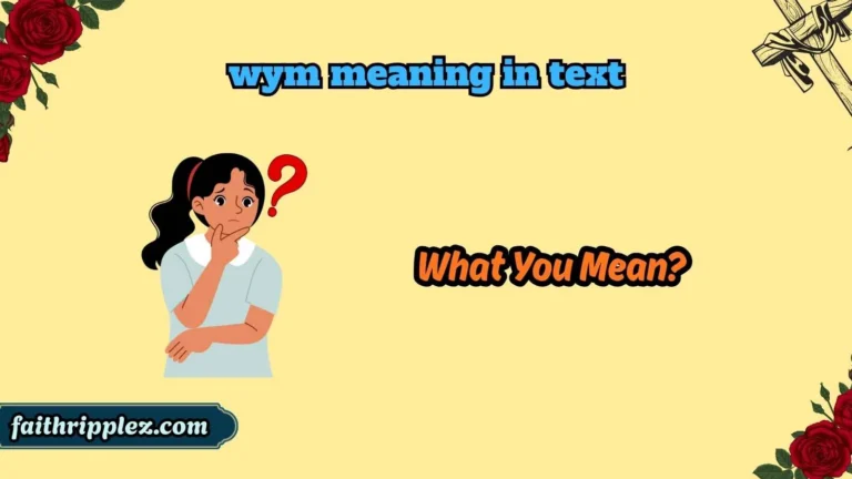 wym meaning in text